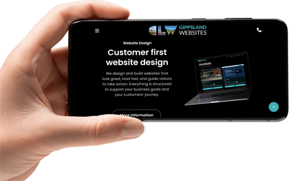 Responsive website design across devices