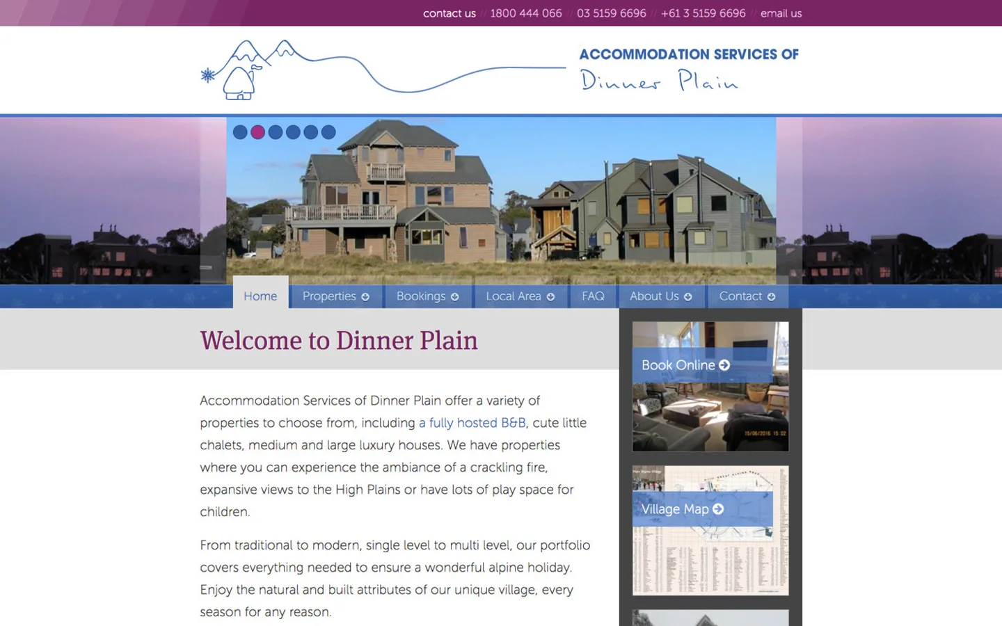 Accommodation Services of Dinner Plain