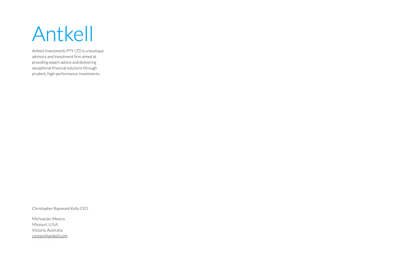 Antkell Investments