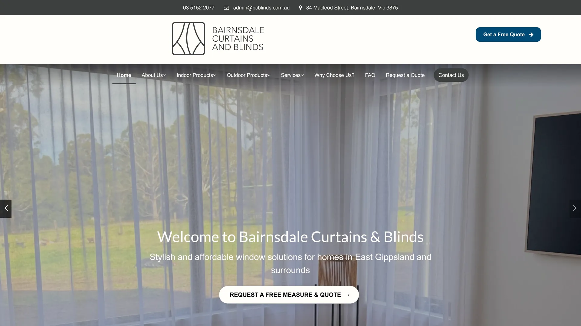 Bairnsdale Curtains & Blinds