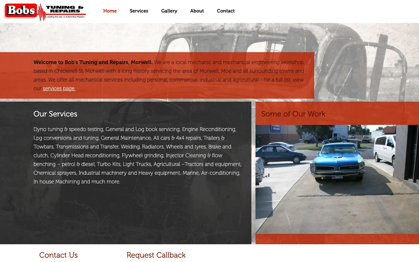 Bob's Tuning & Repairs Morwell