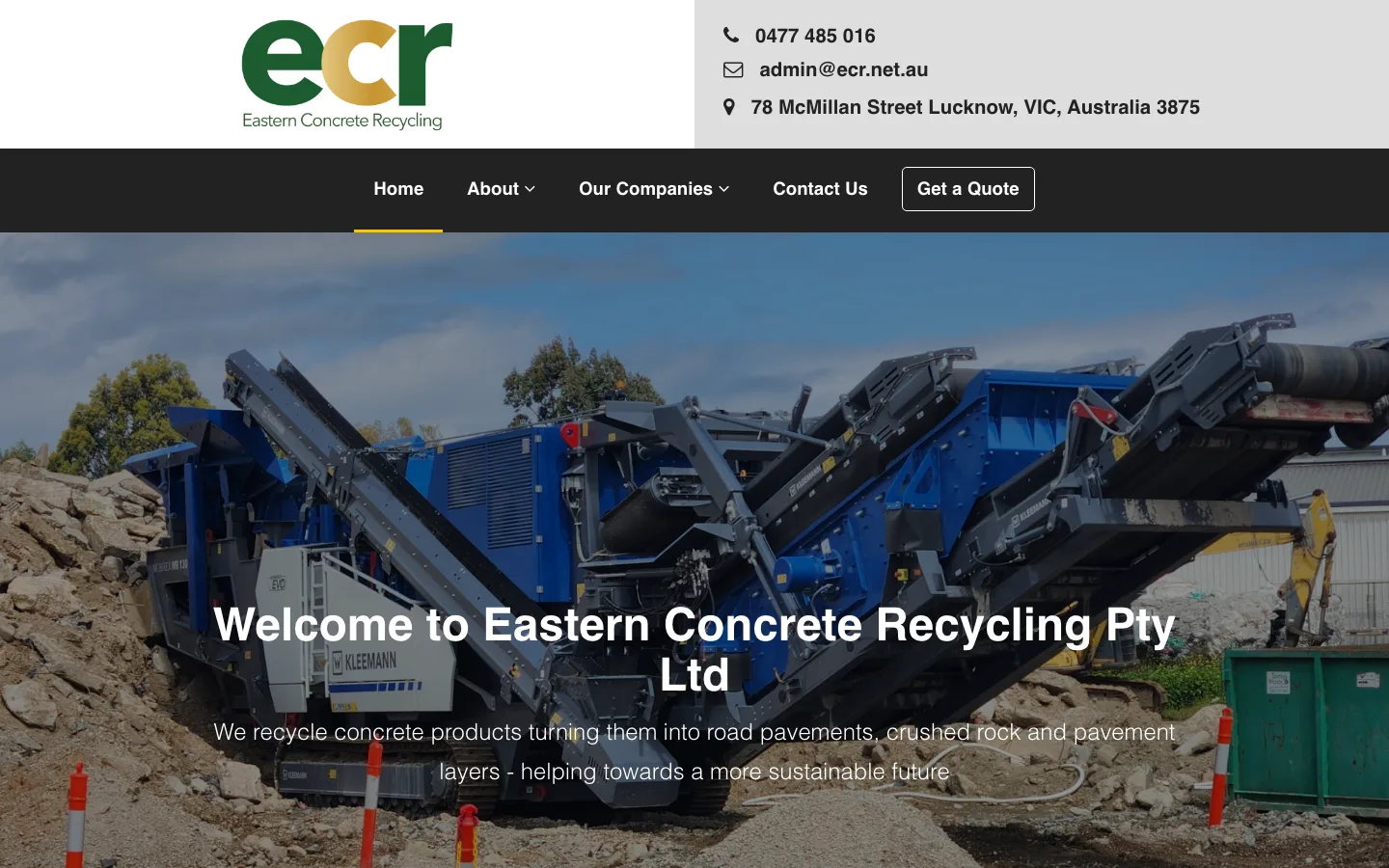 Eastern Concrete Recycling