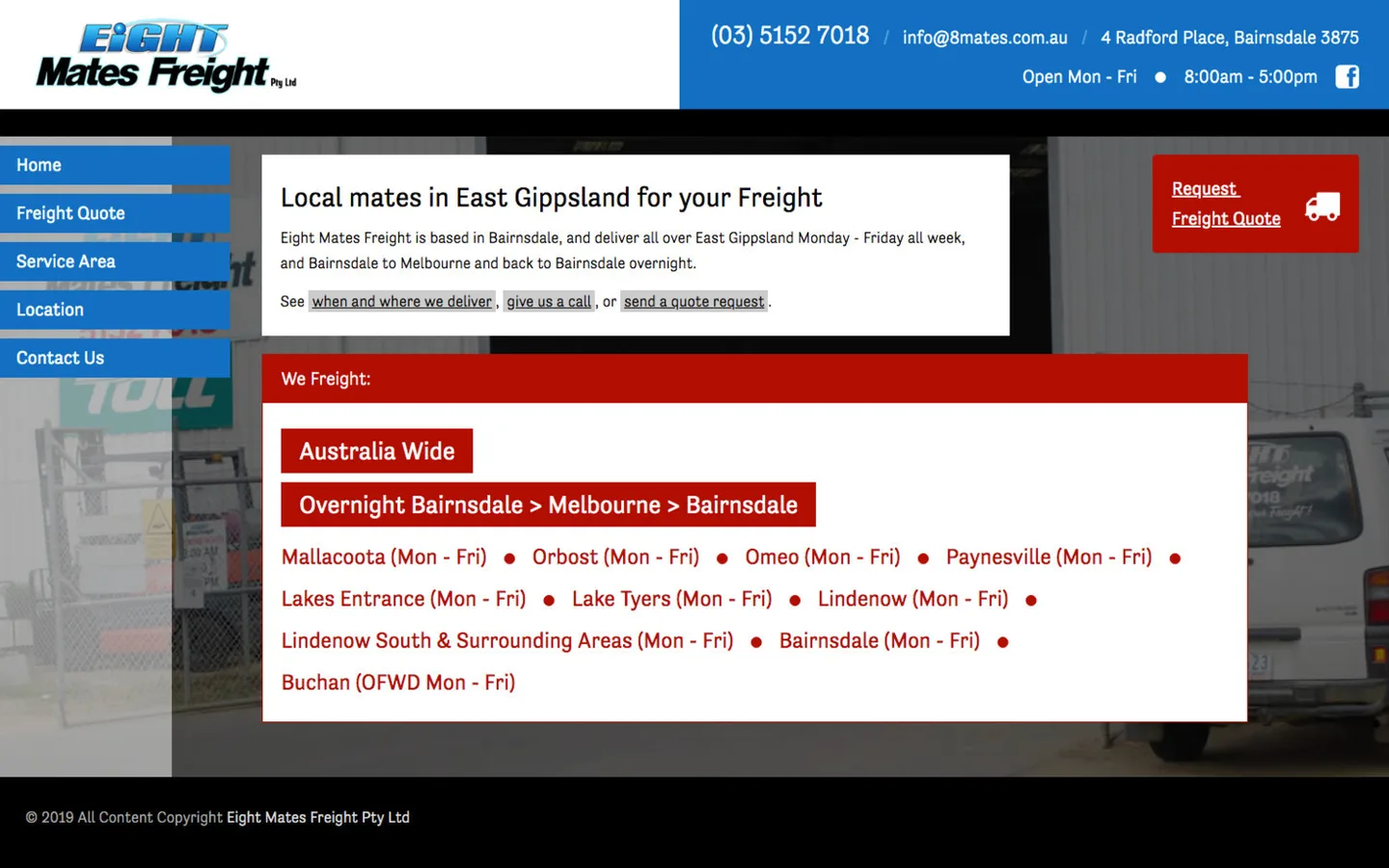 Eight Mates Freight
