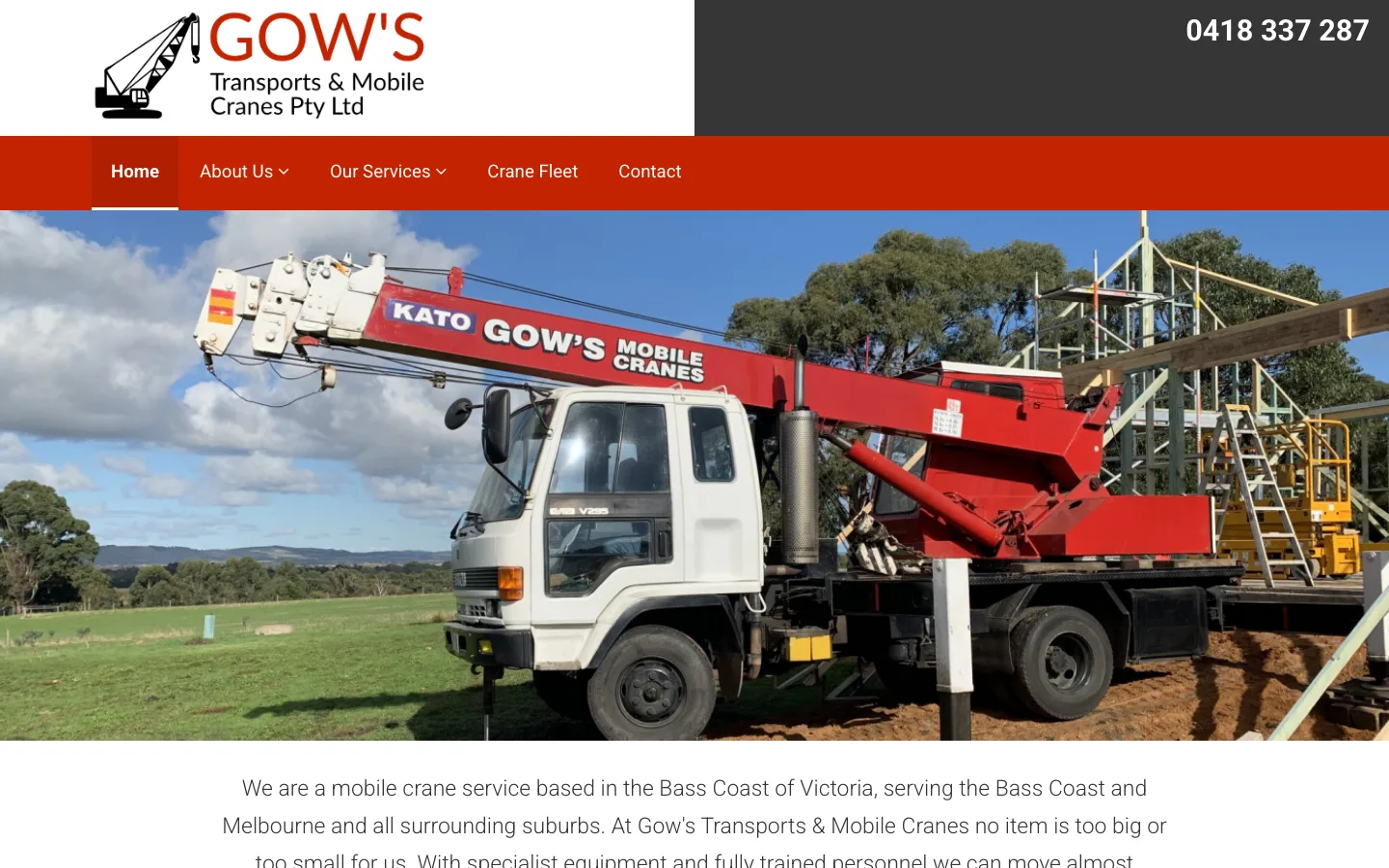 Gow's Transports & Mobile Cranes PTY LTD