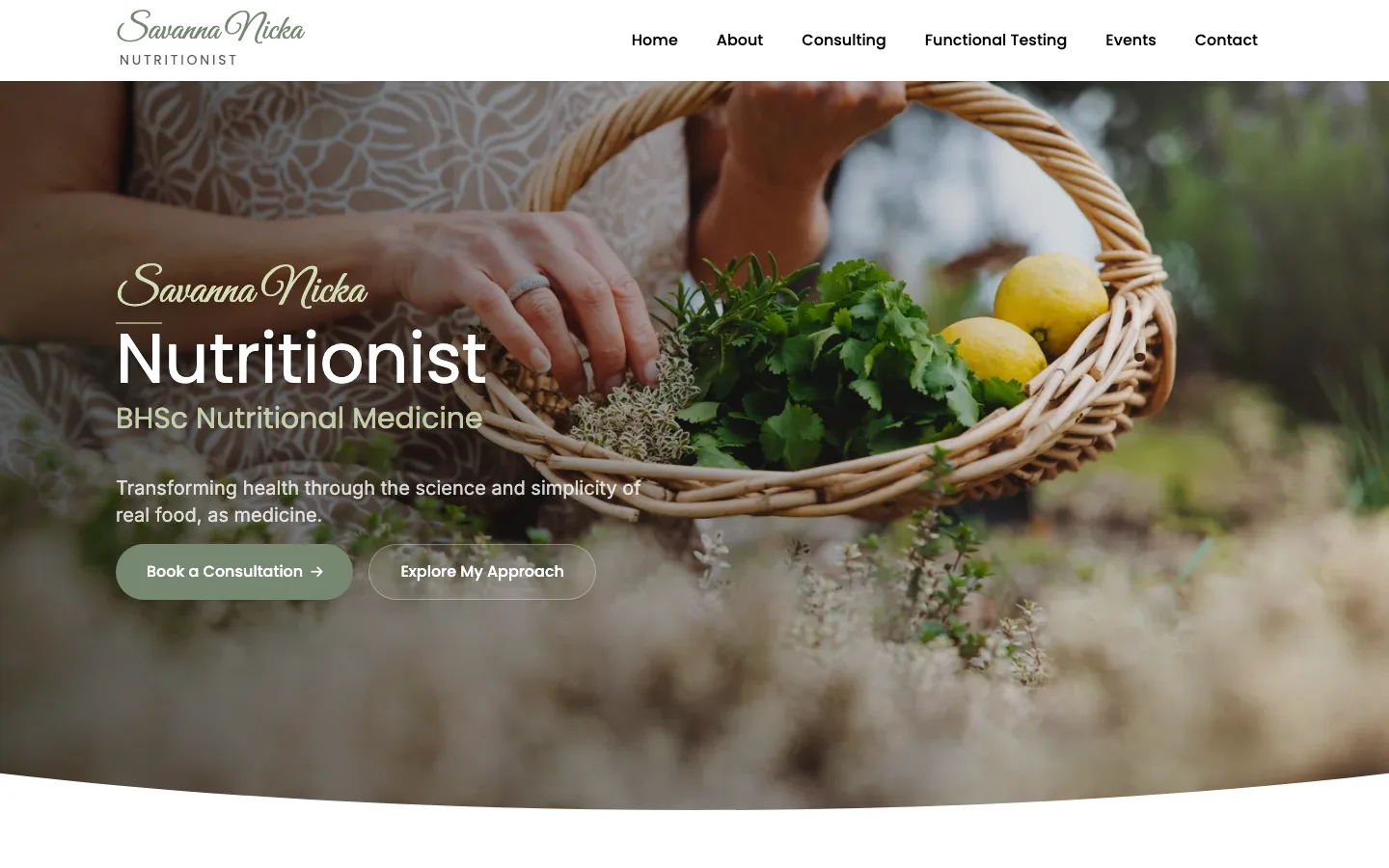 Savanna Nicka Nutritionist