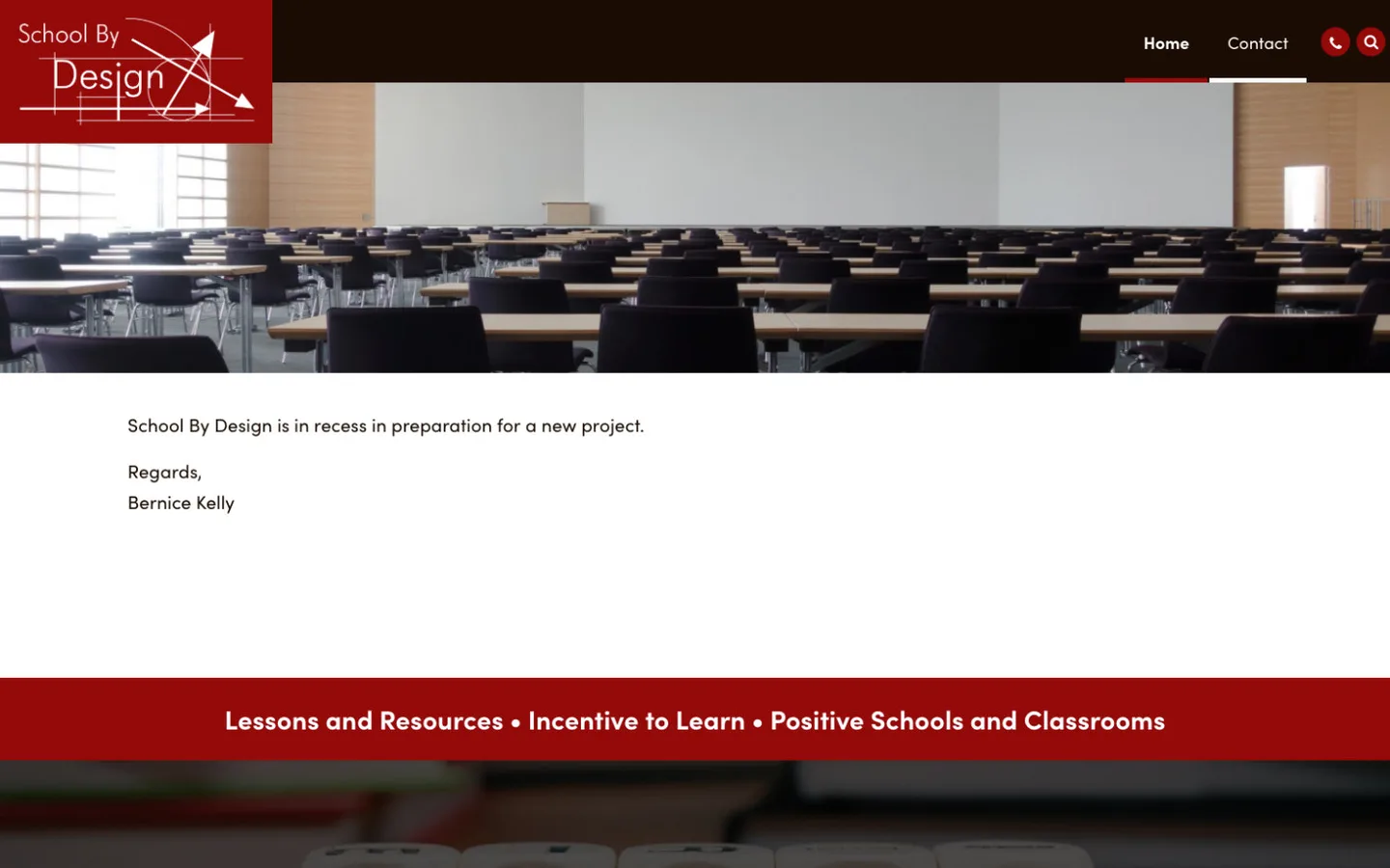 School By Design website screenshot