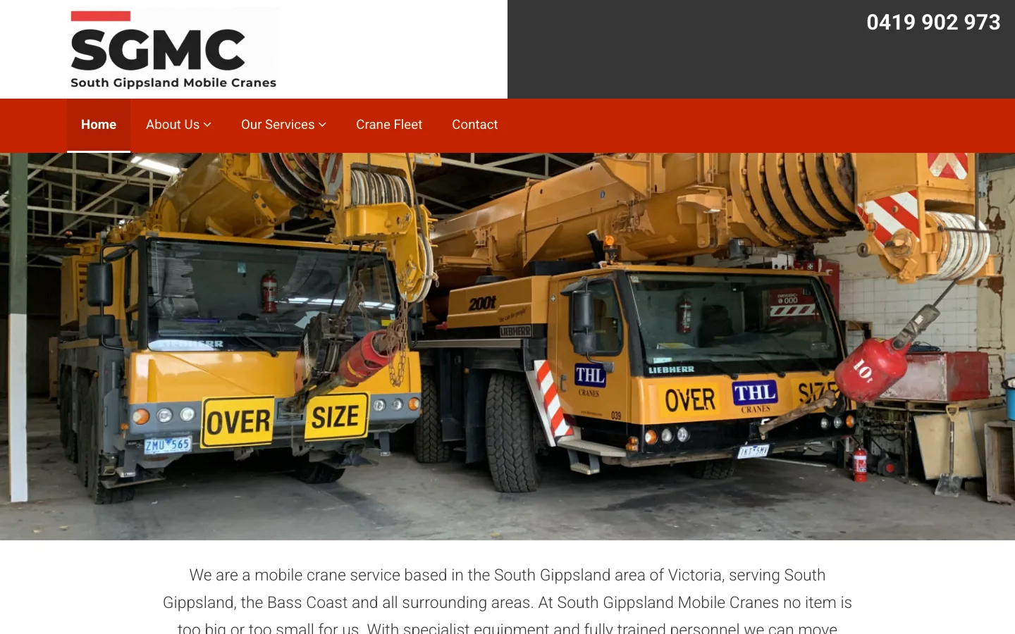 South Gippsland Mobile Cranes