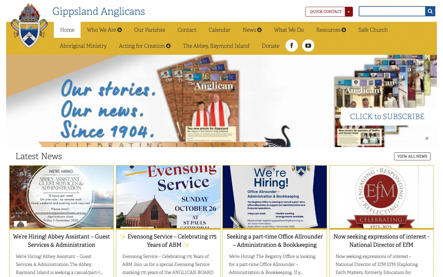 The Anglican Diocese of Gippsland